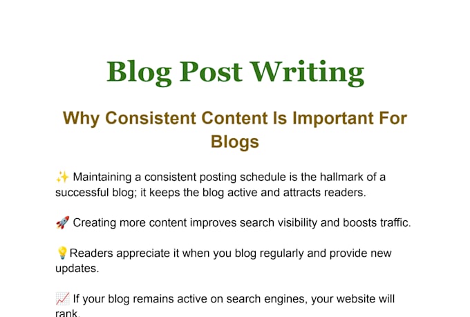 write engaging and SEO blog posts
